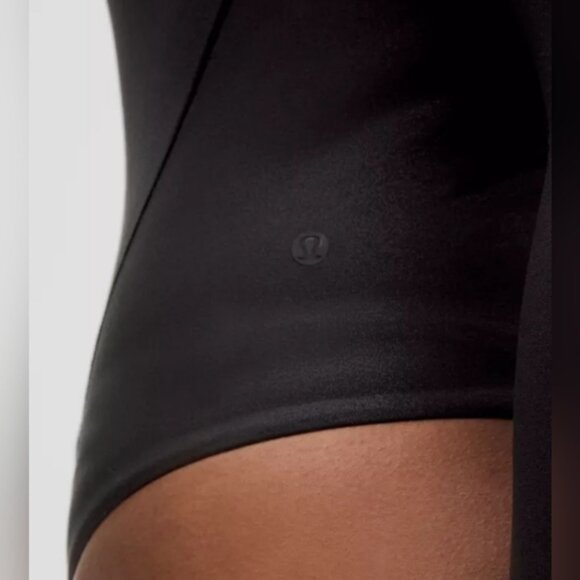 NWT Wundermost UltraSoft Nulu SquareNeck LongSleeve BodysuitShine Black M - Picture 5 of 13